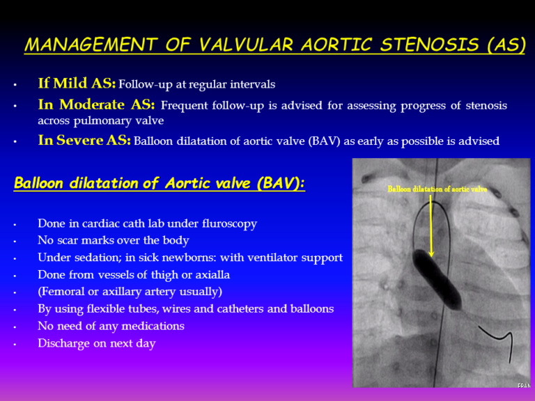 Management Of Aortic Stenosis As Dr Gaurav Agrawal